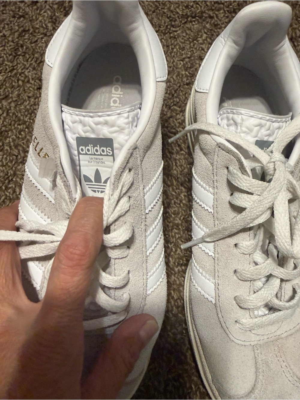 adidas Originals Gazelle Bold
Grey White Women's Size 5.5 - Picture 5 of 10